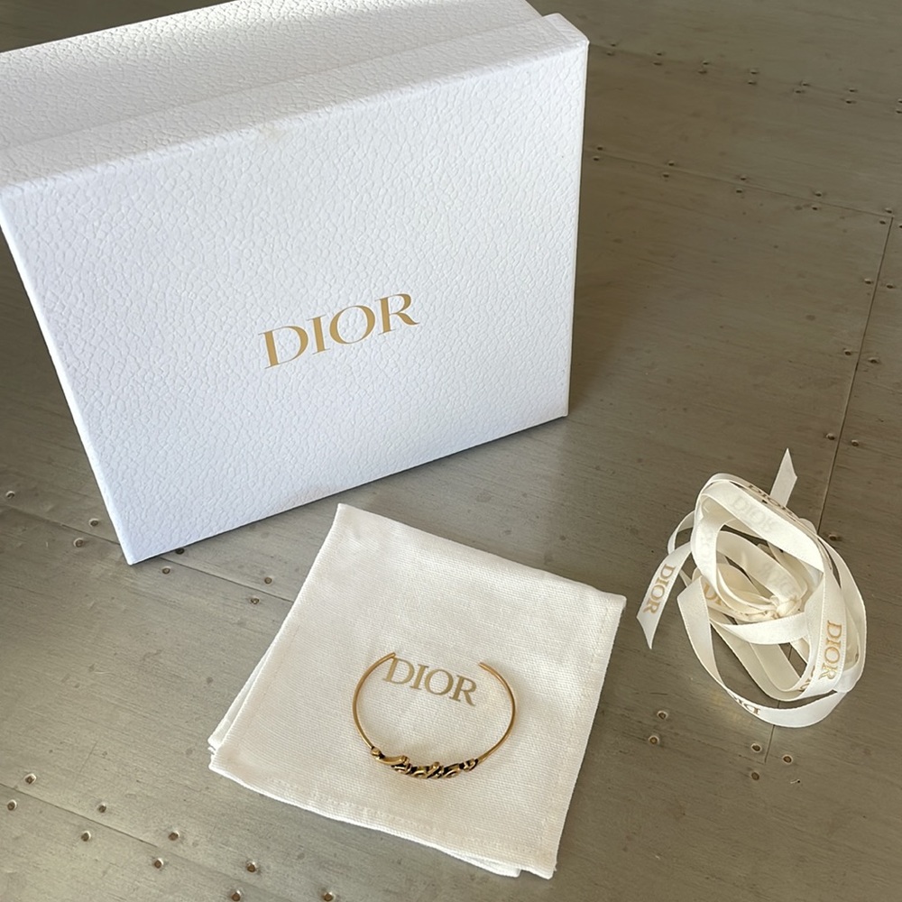 Dior Christian Dior  j’adior cuff bracelet brushed gold with box - Picture 3 of 8